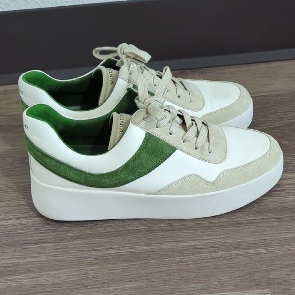 Vince Benfield Sneaker - Palm Leaf Green - Size 9 - Picture 5 of 12